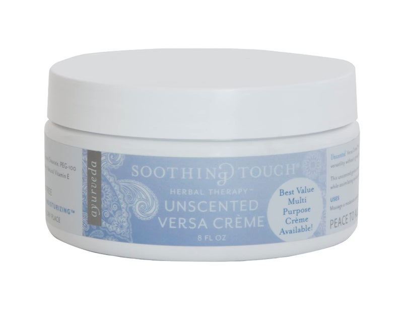 Soothing Touch Multi Purpose Versa Cream  Unscented  8 Ounce Jar